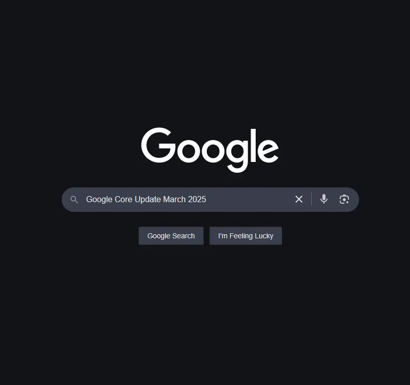 Google's March 2025 Core Update
